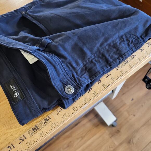 AG Adriano Goldschmied Everett Slim Straight Black 38x32 Jeans - Picture 12 of 16